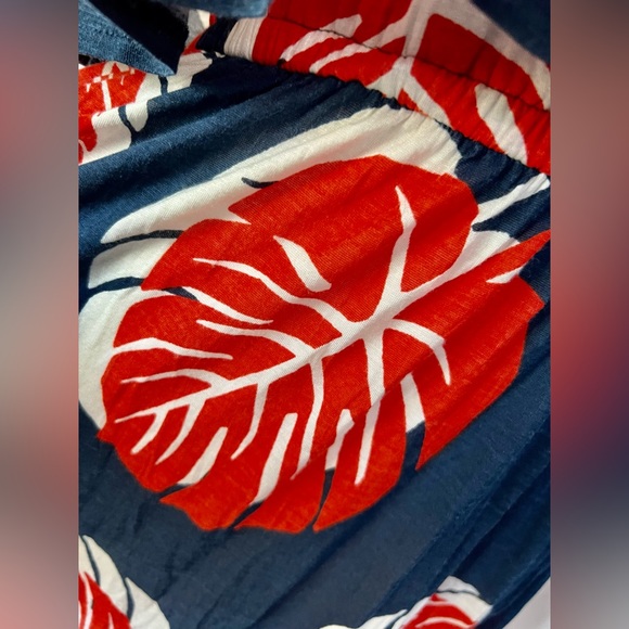 Lucky Brand Women's Tossed Leaf Maxi Dress‎ size Small - Picture 3 of 10